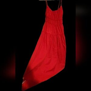 Elegant Red Maxi Dress